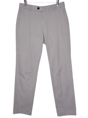 Bonobos Light Gray Straight Fit Athletic Golf Chinos Pants Sz 30×30
